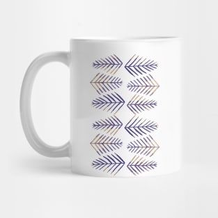 Watercolor pine trees - purple Mug